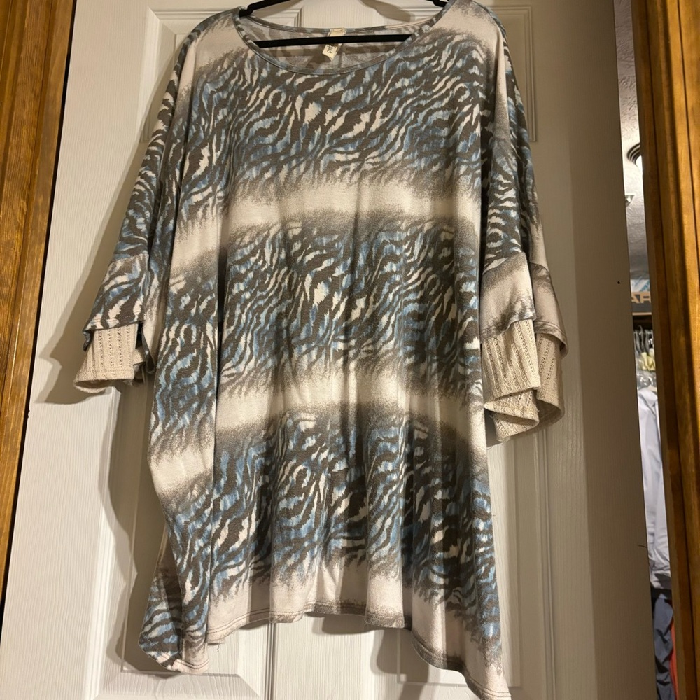Animal print tunic